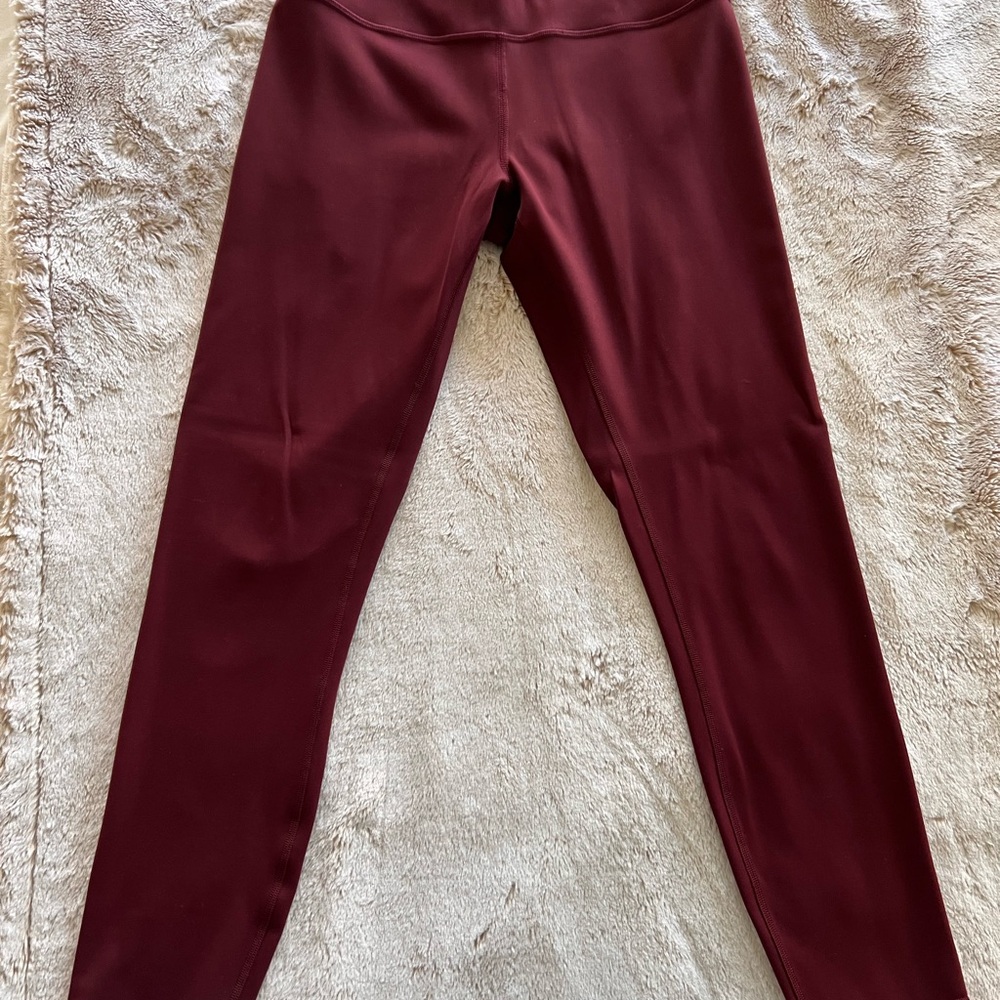 Lululemon Garnet High-Rise Wunder Train Leggings
